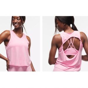 Peloton Dreamblend Double Twist Back Tank Sz Large